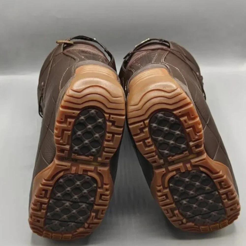 Burton Ion Snowboard Boots! 8.5 Brown Synthetic Leather Top of Line EXCELLENT